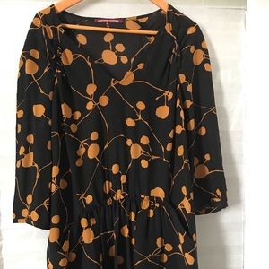 100%SILK black Comptoir  Des Cotonniers dress